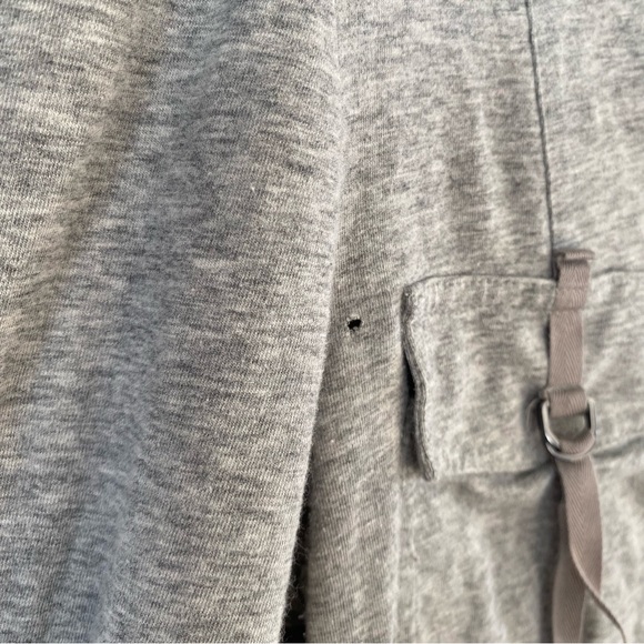 Lafayette 148‎ Gray Utility Casual Grunge Soft Button-Up Shirt Small - Picture 6 of 6